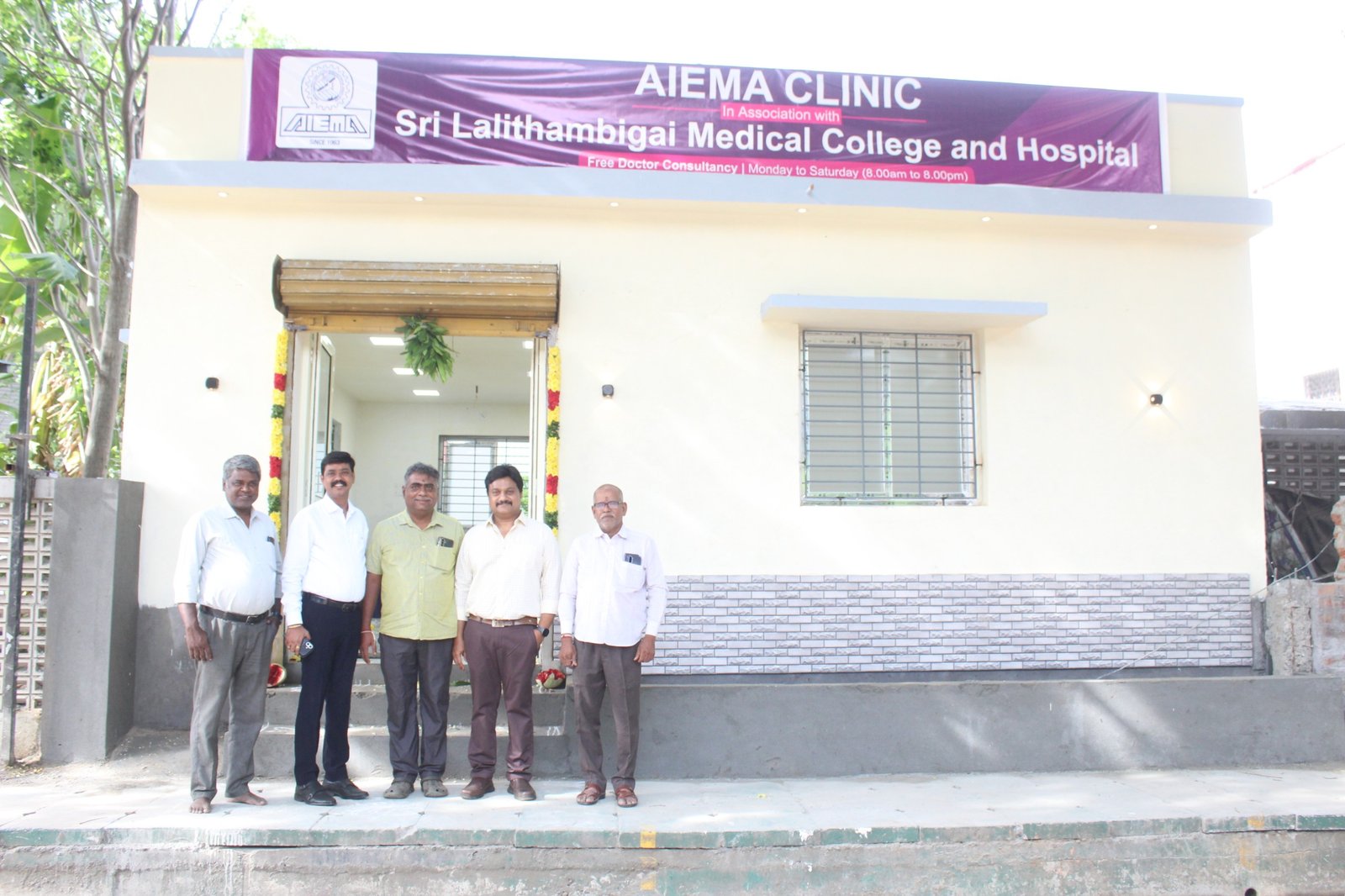 Pooja and Inauguration of the AIEMA Clinic