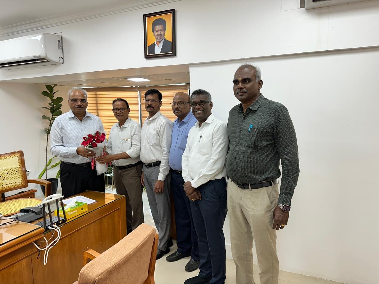 AIEMA team courtesy visit to Mr. Pradeep Yadhav, IAS., Additional Chief Secretary, MSME Department