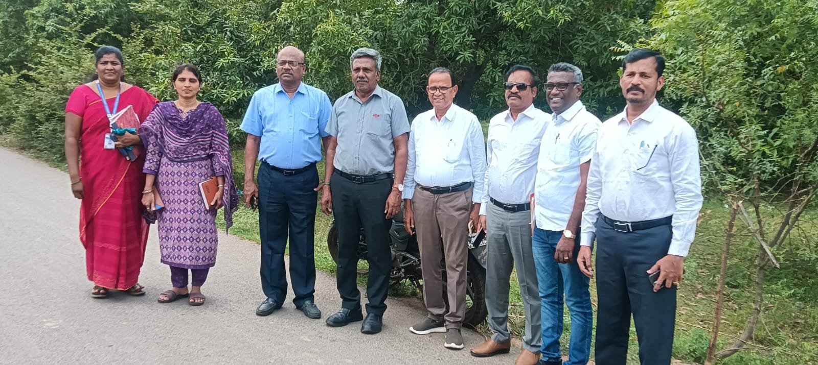AIEMA Team visited the land identified by TANSIDCO to form a new industrial estate