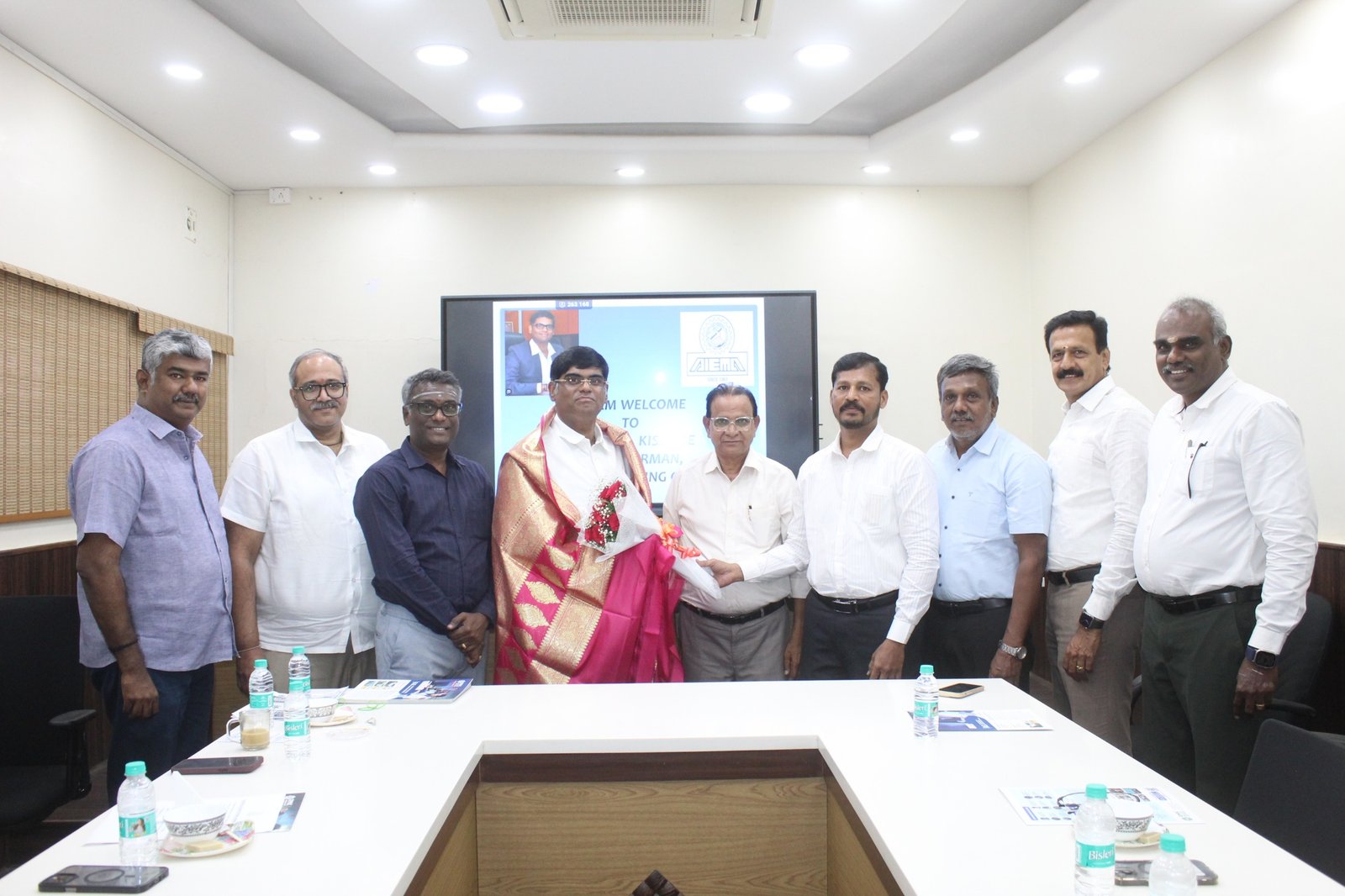 Mr. R.M. Kishore, Vice Chairman of RMK College visited the AIEMA Office on 09.10.2026