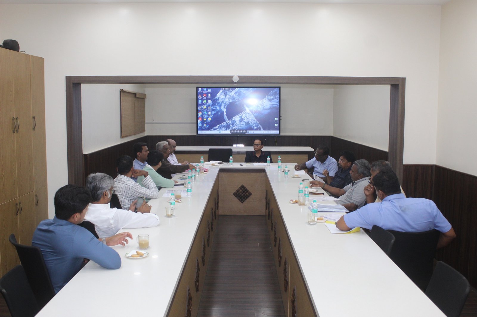 Discussion held on 24.10.2026 regarding TANSIDCO notices to member units on extension of plot boundaries